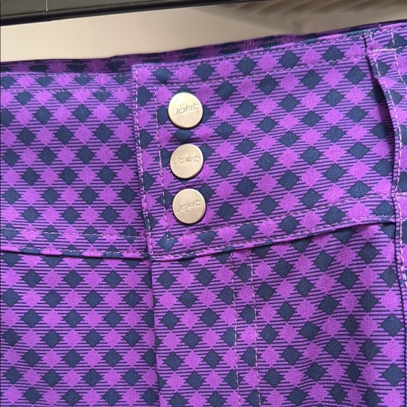 Purple and navy Checkered Golf pants - Picture 5 of 10
